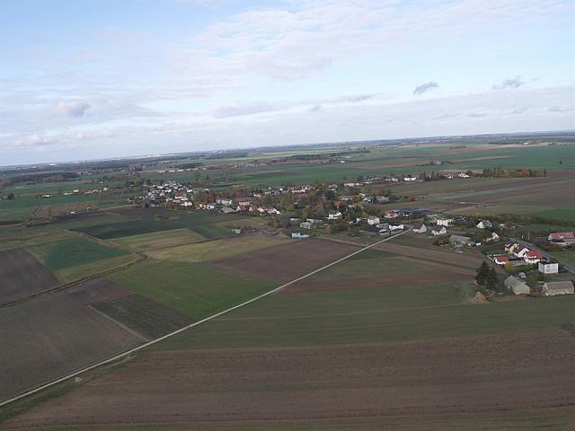 Widok Ogorzelin od strony Melanówka